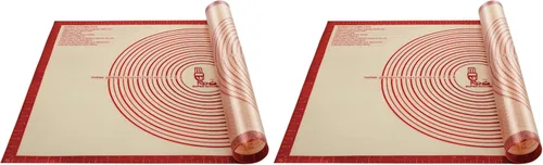 Miniatura 11 de Tapete de Silicona Antideslizante para Pastelería Extra Grande con Medidas de 28'' por 20'' para Tapete de Horneado de Silicona, Mostrador