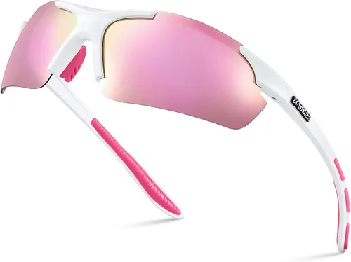 Miniatura 10 de Lentes de sol polarizados deportivos para hombres y mujeres, con diseño envolvente, UV400, para correr, béisbol, sóftbol, ciclismo, conducción