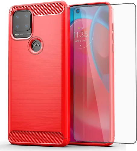 Miniatura 9 de Asuwish Funda compatible con Moto G Stylus 5G 2021 y protector de pantalla de vidrio templado, accesorios de celda, funda de silicona para Motorola
