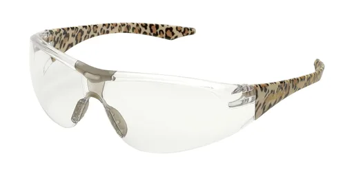 Delta Plus Avion, talla única, transparente con puntas de patillas de leopardo