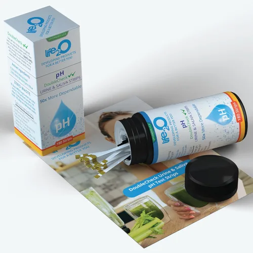 Miniatura 7 de DoubleCheck ✓✓ Tiras de prueba de pH de orina y saliva de 180 unidades, 50 veces más confiables pruebas de equilibrio de pH, niveles alcalinos