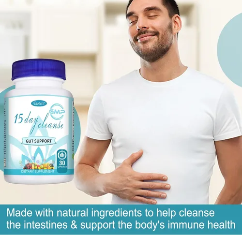 Miniatura 7 de TAOTERS Paquete de 2 suplementos de limpieza intestinal de limpieza de 15 días, suplemento de desintoxicación con Senna, Cascara Sagrada y cáscara