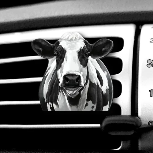 Miniatura 11 de WIRESTER Clip de ventilación con aroma fresco para automóvil, accesorios decorativos, decoración interior para autos Lindo perro perdiguero dorado