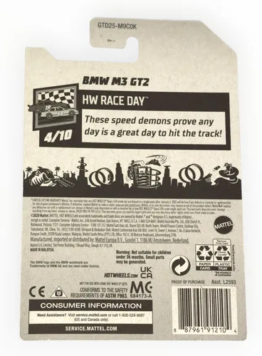 Miniatura 2 de Hot Wheels Zamac BMW M3 GT2