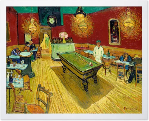 Miniatura 25 de Poster Master Póster clásico de Van Gogh, impresión impresionista vintage, regalo para artista, pintor, autorretrato, sombrero de paja, dibujo