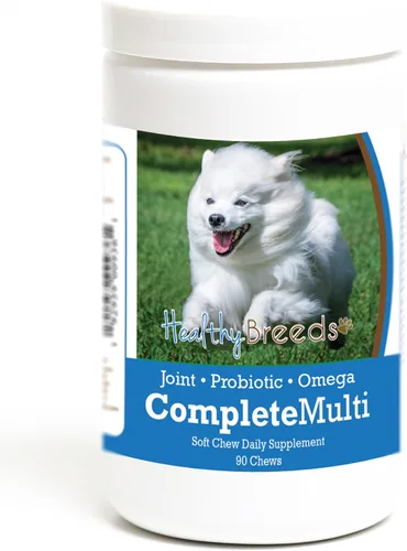 Miniatura 110 de Healthy Breeds Pug todo en uno multivitamínico suave masticable 60