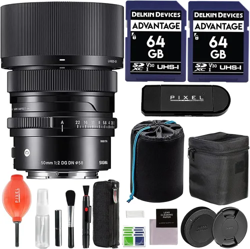 Miniatura 5 de Sigma 1.969 in f/2 DG DN - Lente contemporánea para montura Leica L con accesorios avanzados y paquete de viaje 314969 Lente sigma Leica L