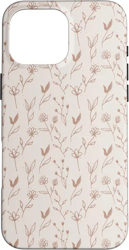 Miniatura 18 de Beige Tan Wildflower Floral Minimal Flower Boho Case for iPhone 17