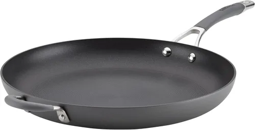 Miniatura 13 de Circulon Symmetry Sartén Wok/Salteado Antiadherente de Anodizado Duro con Mango Auxiliar - 14 Pulgadas, Negro