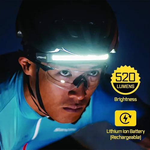 Miniatura 2 de OPTIMAL VENTURES Linterna Frontal LED Liteband Súper Ligera Flex de 300 Lúmenes, Lámpara de Cabeza Brillante, Linternas Frontales con Pilas AAA