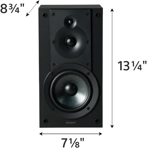 Miniatura 2 de Sony Altavoces CS, SS-CS5M2 Altavoces de estantería de alta resolución de 3 vías y 3 controladores (par), modelo 2025