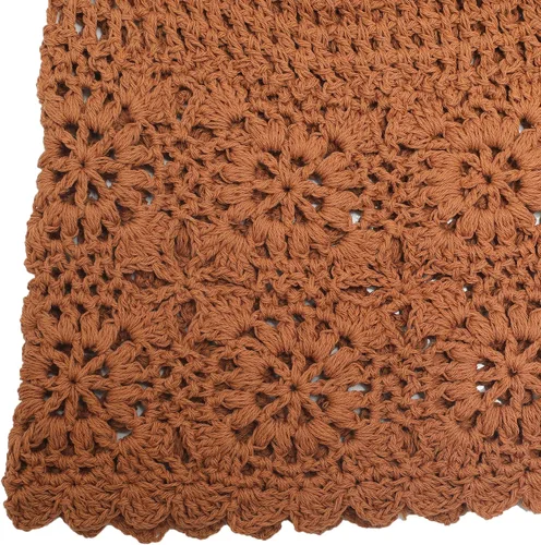 Miniatura 7 de ZLYC Gorro holgado de algodón para mujer hecho a mano con corte de calavera floral de verano