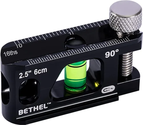Miniatura 9 de Nivel Torpedo BETHEL, Nivel Magnético de Conducto con 4 Burbujas, Ranura en V y Pista Magnética, Construcción de Aleación de Aluminio, Naranja