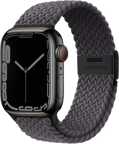 Miniatura 23 de Qimela Correa Compatible con Apple Watch de 1.49/1.57/1.61/1.65/1.73/1.77/1.77/1.93 pulgadas para Mujeres y Hombres, Correa Deportiva Solo Loop