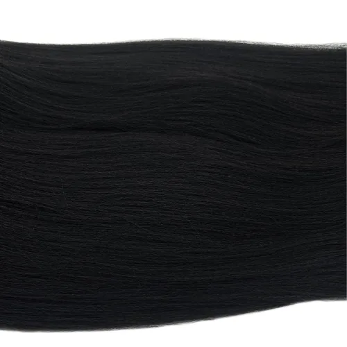 Miniatura 6 de Cabello Trenzado Corto 1b Negro para Niños, Cabello Trenzado Pre Estirado Preestirado, 18 pulgadas, Extensiones de Cabello Sintético para Trenzar