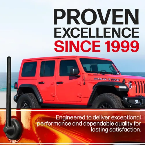 Miniatura 2 de AntennaMastsRus - Antena de repuesto compatible con Jeep Wrangler y Gladiator 2007-2020