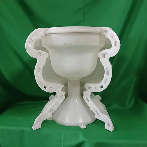 Miniatura 2 de Rezone D50cm Moldes de Macetas de Flores de Hormigón Prefabricado de Cemento Plástico para Jardín Decorativos para la Venta