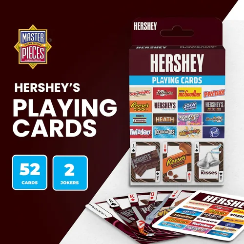 Miniatura 3 de MasterPieces Cartas de juego con licencia oficial de Hershey - Baraja de 54 cartas para adultos