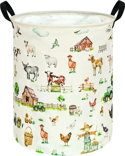 Miniatura 17 de Cesta plegable para ropa sucia para niños, cesta organizadora de almacenamiento plegable, almacenamiento de ropa de juguetes con asas para Mariposa