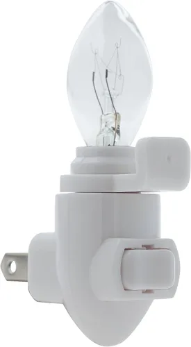 Miniatura 6 de Módulo de luz nocturna enchufable, plástico blanco, ideal para hacer tus propias luces nocturnas decorativas, paquete de 10