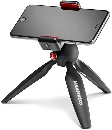 Miniatura 2 de Manfrotto Mini Trípode con Pinza Universal para Smartphone, Hecho en Italia, para iPhone con o sin Estuche, CSC, Vlogging, Videografía