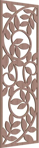 Miniatura 157 de 9 3/8"W x 24 3/8"H x 1/4"T Utica Decorativo Fretwork Madera Paneles de Pared, Abedul