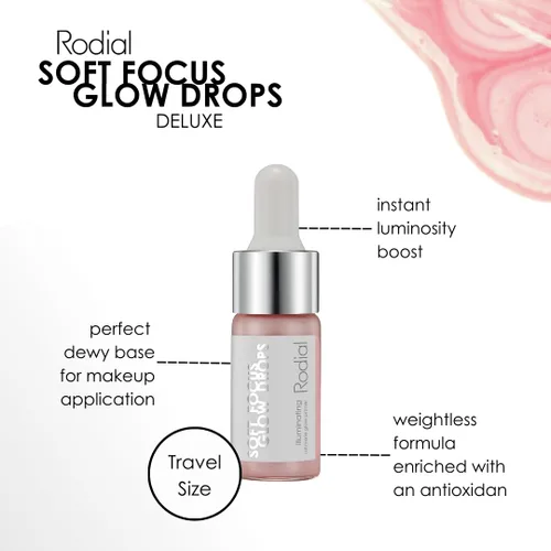 Miniatura 4 de Soft Focus Glow Booster Drops, suero iluminador para la piel con glicerina y antioxidantes, base de maquillaje hidratante perfeccionadora