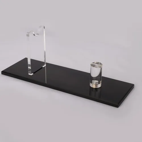 Miniatura 3 de WANLIAN Soporte de exhibición de cuchillos, soporte para cuchillos de hoja fija, colección de cuchillos, soporte de exhibición de un solo cuchillo