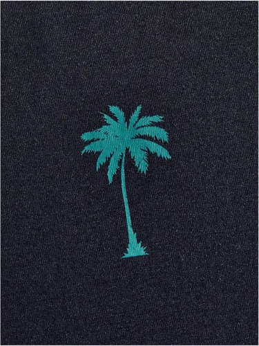 Miniatura 13 de GORGLITTER Conjunto de 2 piezas de camiseta gráfica de manga corta para hombre, estampado hawaiano con cordón y pantalones cortos