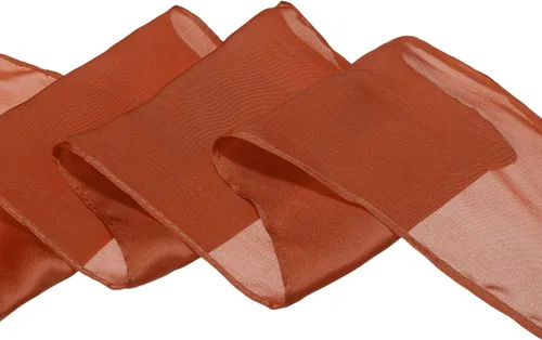 Miniatura 14 de Allegra K Bufandas flacas puras de color sólido liso para mujer, banda larga para el pelo