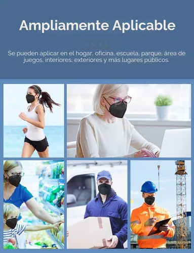 Miniatura 5 de HUHETA 50 PCs KN95 Face Mask, 5-Layer Face Mask Filter Efficiency≥95%