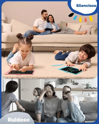 Miniatura 6 de Bravokids Juguetes para niñas y niños de 3 a 6 años, tableta de escritura LCD tablero de dibujo de 10 pulgadas, almohadillas de dibujo electrónicas