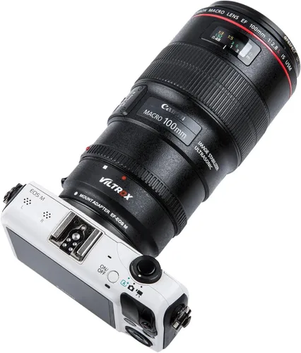 Miniatura 5 de VILTROX - Adaptador de Montura de Objetivo con Enfoque Automático EF-EOS M, Compatible con Lentes Canon EF/EF-S para Cuerpo de Cámara Espejo Canon