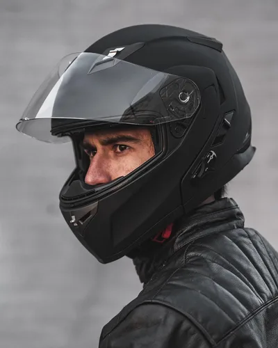 Miniatura 6 de ILM - Casco de motocicleta modular con visera solar abatible, Bluetooth integrado, intercomunicador, Mp3 Modelo 953/953 PRO