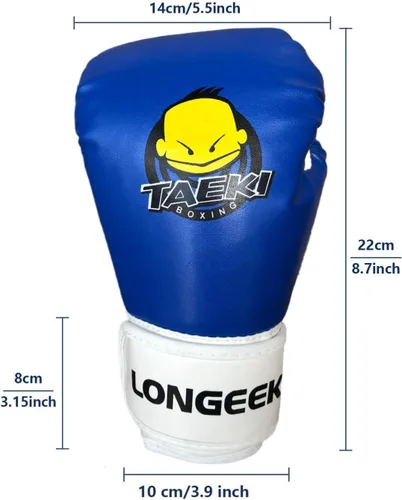 Miniatura 3 de Guantes de boxeo para niños de 4/6 onzas, guantes de entrenamiento, guantes de bolsa, guantes de lucha para niños de 3 a 15 años