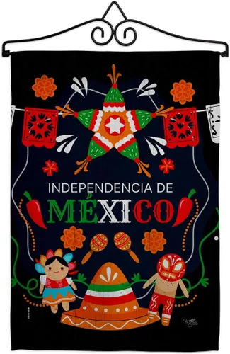Miniatura 6 de Nacionalidad Independencia De México Bandera de Jardín Nación Regional Internacional Mundo País Área Particular Pequeña Decoración Regalo Patio Casa