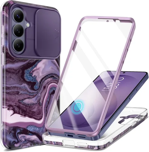 Miniatura 14 de GVIEWIN Funda para Samsung Galaxy S26 Plus, [cubierta deslizante para cámara y protector de pantalla integrado] [grado militar a prueba de golpes]