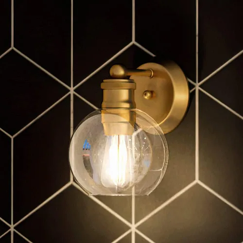 Urban Ambiance Aplique de pared vintage de lujo, tamaño pequeño: 9.5 pulgadas de alto x 6.5 pulgadas de ancho, con elementos de estilo americano,