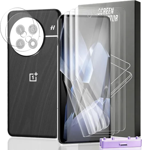 Miniatura 52 de Paquete de 3+2 protectores de pantalla de vidrio templado para teléfono (2a) / (2a) Plus con protector de lente de cámara, dureza 9H, película