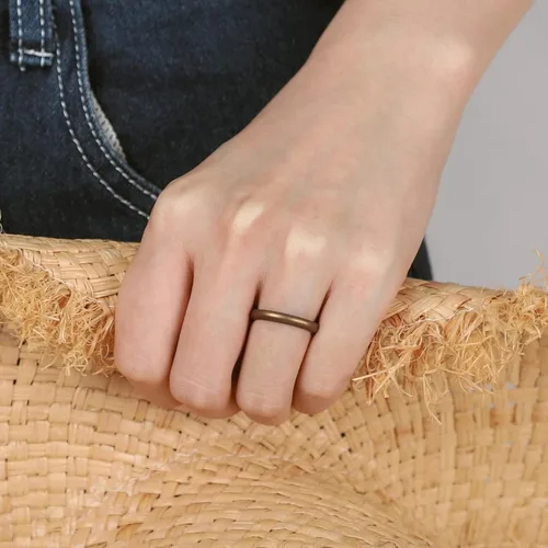 Miniatura 4 de Egnaro - Anillos de boda de goma de silicona para mujer, delgados, apilables, anillo de promesa para hacer ejercicio, para regalo o aniversario
