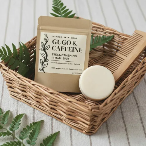 Miniatura 7 de Nature Skin Shop Gugo Acondicionador fortalecedor (tamaño salón, 16.5 onzas), tratamiento anticaídas para el crecimiento y adelgazamiento