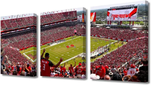 Miniatura 30 de Lienzo grande para pared, cuadro de fútbol americano Paul Brown, arte de pared para decoración de pared del hogar, pósteres de estadio deportivo