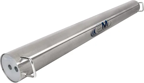 Miniatura 5 de APPLIED MEMBRANES, INC. Carcasa de membrana RO 4x40 Recipiente de presión RO de acero inoxidable para elemento de membrana RO, UF, NF, MF de 4 "x