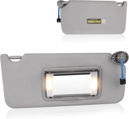 Miniatura 10 de Visera solar para el lado izquierdo del conductor con luz de cortesía para Honda Accord 2008, 2009, 2010, 2011, 2012, reemplazo para 83280TA0A91ZB