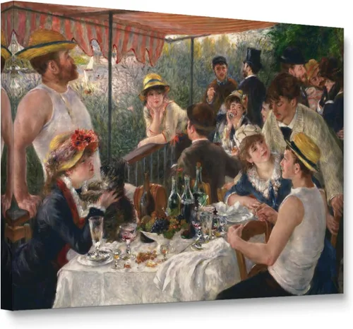 Miniatura 16 de Niwo ART - Montañas y mar, serie de pinturas más famosas del mundo, lienzo de pared para decoración del hogar, envoltura de galería, estirado