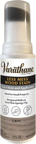 Miniatura 9 de Varathane 368033 - Tinte para madera con menos desorden y aplicador, 4 oz, gris humo