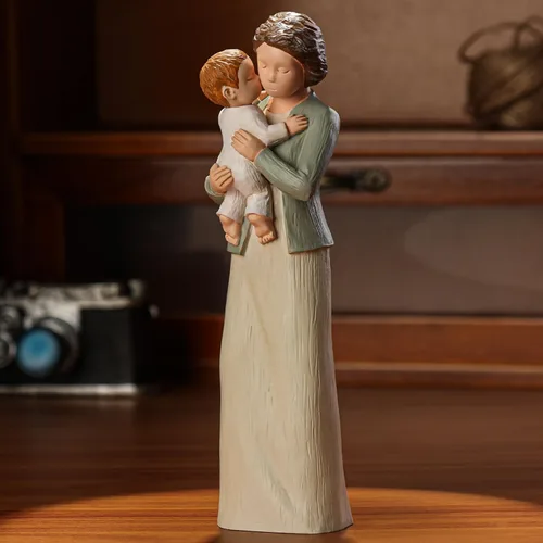 Miniatura 2 de Hensonever Figuras de abuela, figuras esculpidas pintadas a mano para abuela y nieto, regalos de cumpleaños