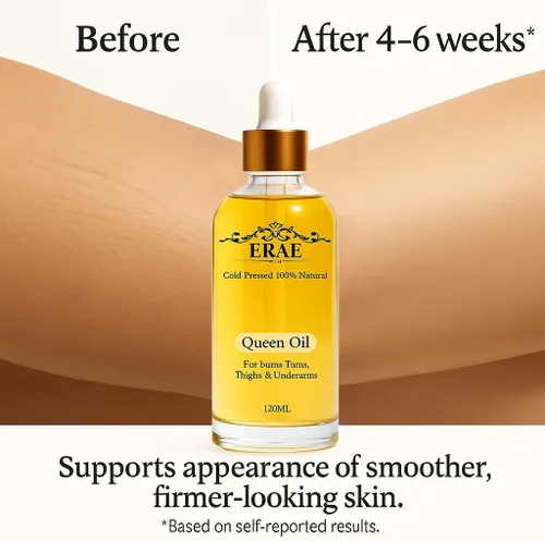 Miniatura 4 de Erae Queen Oil - Aceite reafirmante botánico natural prensado en frío para cara y cuerpo - Hidrata tensa y restaura la elasticidad para la piel