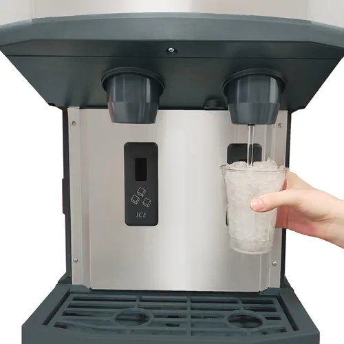 Miniatura 3 de Scotsman Fabricador de hielo en pepitas comercial, dispensador de hielo y agua con almacenamiento (HID312A-1) 260 libras por día