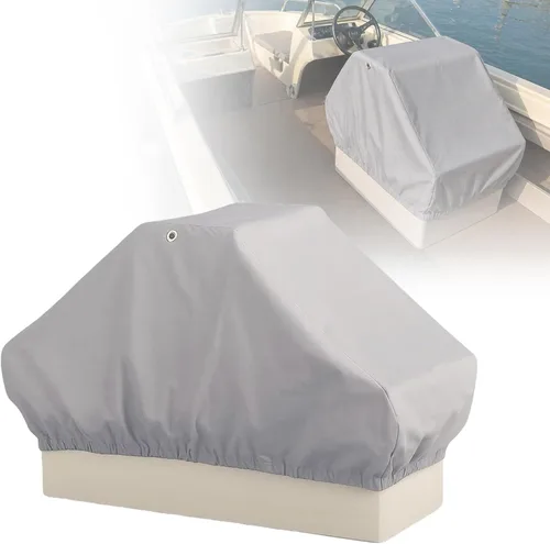 Miniatura 10 de Funda de asiento de barco, funda de almacenamiento de asiento doble espalda con espalda, protector de asiento impermeable, Oxford 420D de servicio